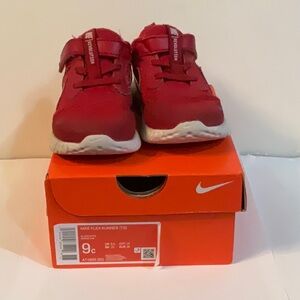 Nike Kids Flex Runner Red Sneakers